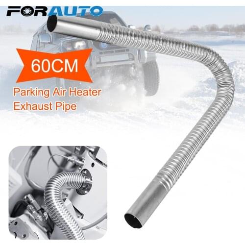 Stainless Steel 60cm Tank Car Accessories Gas Vent Air Parking Heater For Air Diesels Parking Round Tube Exhaust Pipe