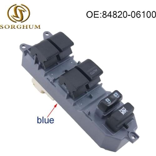New Electric Window Master Control Switch 84820-52250 84820-06100 For Toyota RAV4 Camry Corolla Auris Urban Cruiser 2006-2015