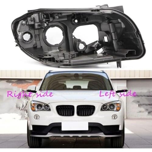 Headlight Base For BMW X1 2010 2011 2012 2013 2014 2015 Headlamp House Car Rear Base Front Auto Headlight Back House