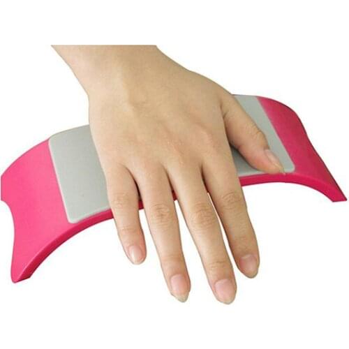 Able Mat Arm Wrist Hand Rest Plastic Silicone Nail Art Cushion Pillow Hand Holder Nail Arm Rest Manicure Tool Salon Tools