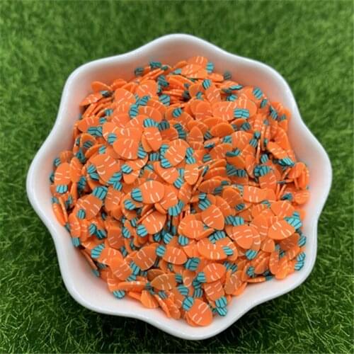 20g 5mm vegetables Carrot for Resin DIY Supplies Nails Art Polymer Clear Clay accessories DIY Sequins scrapbook shakes Paper Cra