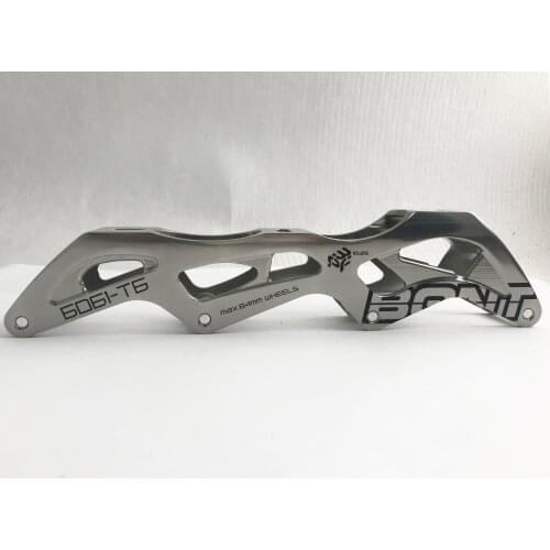 BONT 2PT Alu 6061 10.25 Silver Inline skate frame Speed skate frame 4*84mm 165-195mm frame