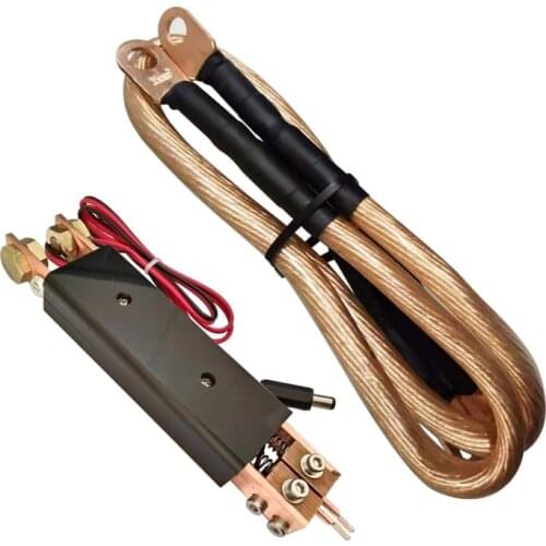 DC plug Spot welding machine handheld automatic trigger spot welding pen 25/35 square copper nose cable / quick plug cable weld