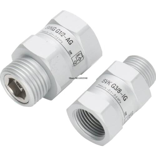 Vacuum Logic Valve SVK SVKG Large Flow Check Valve Safety Valve G1/8 G1/2 G3/8-IG G1/4-IG