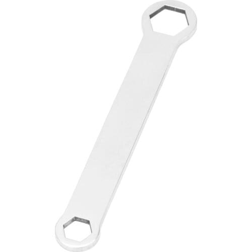 Bike Wrench Titanium Alloy Bicycle Bike Wrench Spanner 10mm 15mm Bolts Closed Double Ended Hand Tool for 10mm and 15mm hex bolt