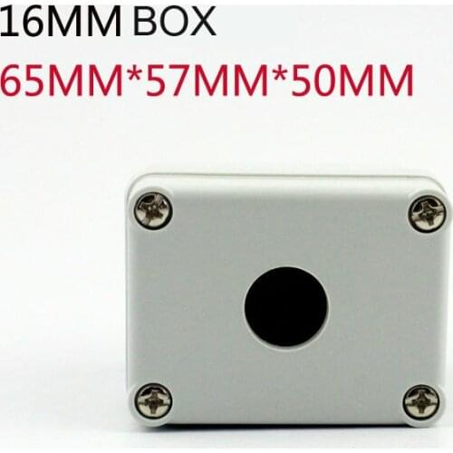 1pcs shipping free dia.16mm waterproof box white color only 110*80*72 control switch box 2holes