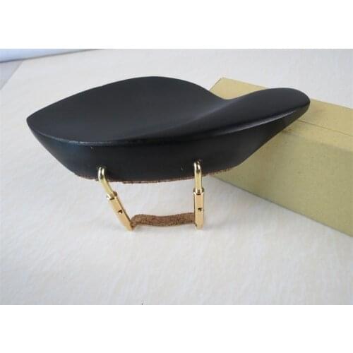 1pcs new type ebony violin chinrest 4/4 with connection clamp