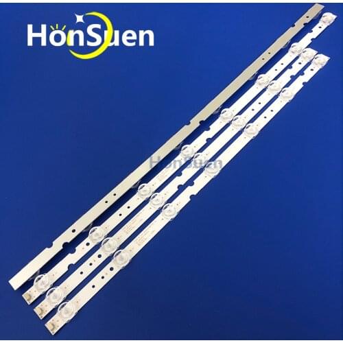10kit=40pcs LED Backlight strip For TCL 55P65US 55U3800C 55P65 55D6 55F6 55L2 4C-LB5508-HR03J PF02J 55HR330M07B2 55HR330M08A2 V2
