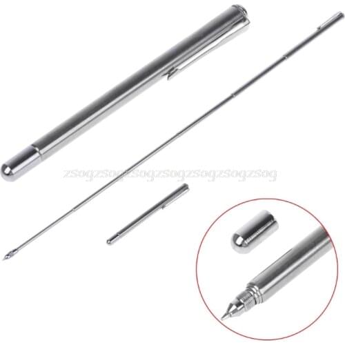 2 in 1 Pointer Telescopic Extendable Steel Ballpoint Pen Teaching Tool Magic Pen Ballpoint Pen Jy23 19 Dropship