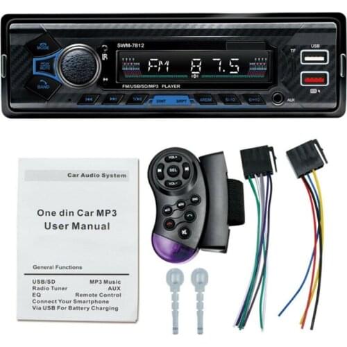 Bluetooth-compatible Car Kits Small Props Smart Player Mp3 TF Card Play Time
