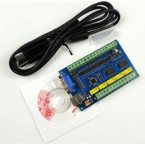 CNC MACH3 USB 5 Axis 100KHz USBCNC Smooth Stepper Motion Controller card breakout board for CNC Engraving 12-24V