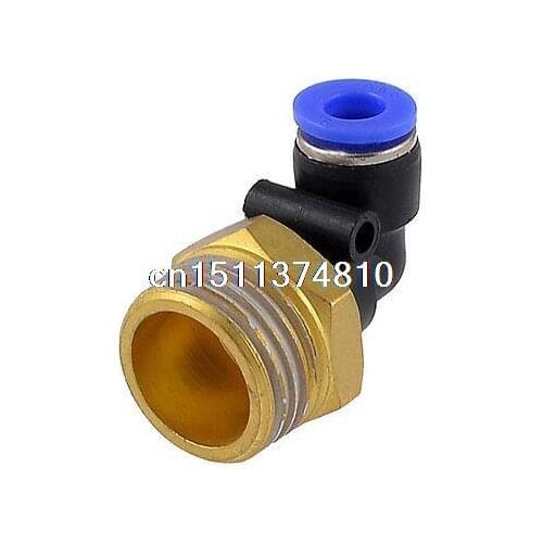 Solenoid Valve 2 Way 90 Degree Joint Pneumatic Quick Fittings 20mm x 6mm