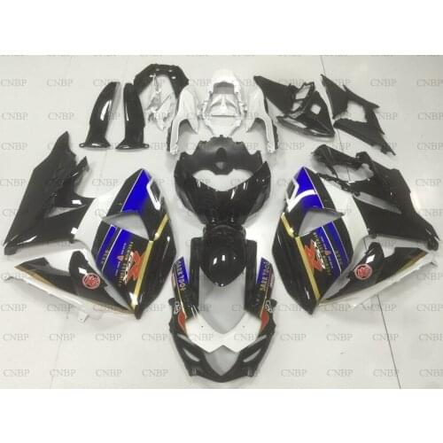 GSXR 1000 2009 - 2015 K9 Plastic Fairings for Suzuki GSXR1000 2009 Fairing Kits GSX-R1000 13 14 Black White Fairings