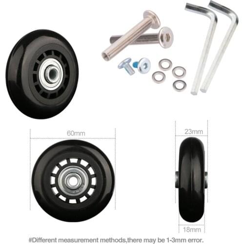 Luggage wheel accessories universal wheel aviation luggage wheel caster aircraft wheel universal silent 20 inch 28 inch
