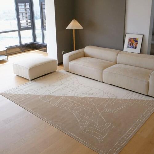French living room carpet Nordic minimalist creative carpet living room coffee table modern style carpet