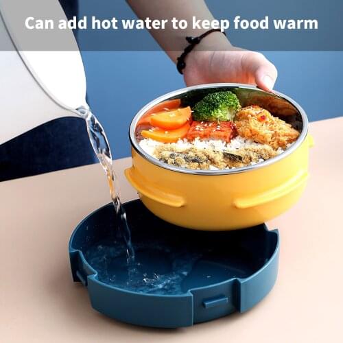 Lunch Box 304 Stainless Steel Insulated Portable Lunchbox for Student Office Worker Leakproof Food Container Thermal Lunchbox