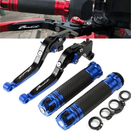 Motorcycle Clutch Brake Lever Extendable Adjustable Hand Grip Handlebar For Suzuki GSF 1200 Bandit 2001-2006 2002 2003 2004 2005