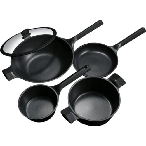 Xiaomi Non-Stick Pan Set Household Wok Pan Frying Pan Soup Pot Applicable to Gas Stove Induction Cooker