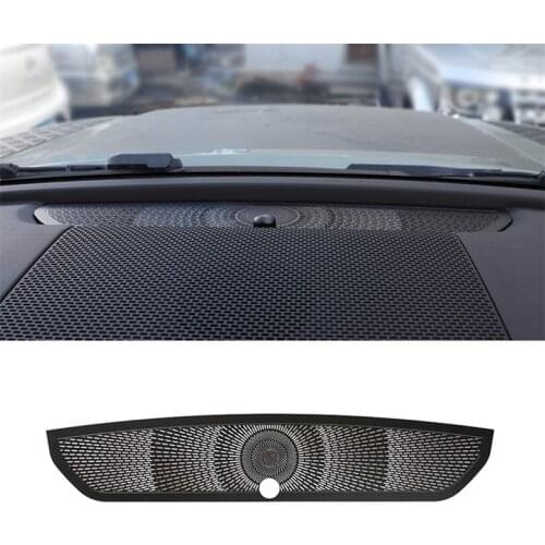 Black Aluminum Alloy Car Central Control Dashboard Air Outlet Mesh Cover Stickers For Land Rover Defender 90 110 2020-2022