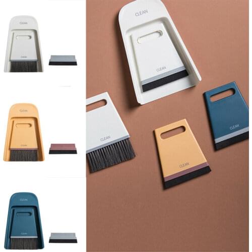 Desktop Mini Broom+Dustpan Cleaning Brush Set Detail Cleaning Tool Practical