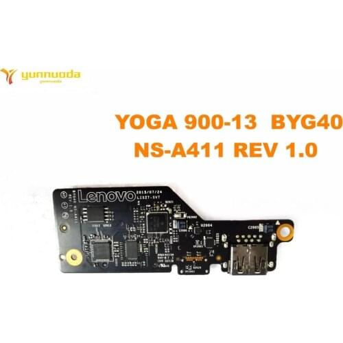 Original for Lenovo Yoga 900-13ISK Yoga 900-13 USB board YOGA 900-13 BYG40 NS-A411 REV 1.0 tested good free shipping