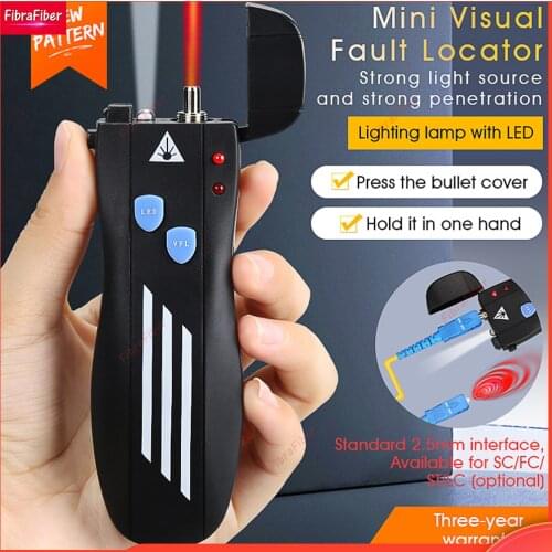 Portable Laser Visual Fault Locator 1MW 10/20/30/50MW Optic Cable testor 3-40km Range VFL AUA-5G AUA-10/20/30G AUA-50G