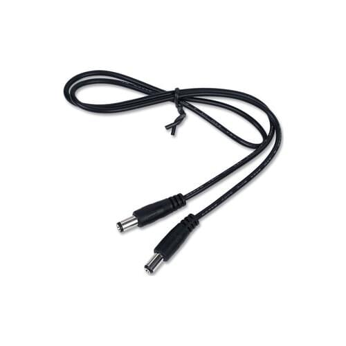 DC Power Plug 5.5 x 2.1mm Male To 5.5 x 2.1mm Male CCTV Adapter Connector Cable