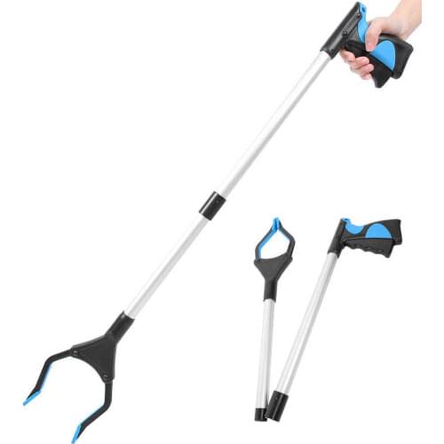 Foldable Garbage Trash Picker Disabled Elderly Grabber Reacher Reaching Assist Tool