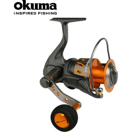 Okuma Spinning Reel Trolling Reel Fishing Saltwater Fishing Reel Carp Fishing Reels 11+1 BB Distant Wheel 23kg Drag Power Pesca