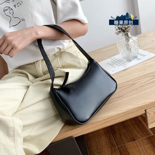 Women Shoulder Bag Wide Strap Underarm Portable Casual Bag Fashion Elegant Handbag Satchels Hobos