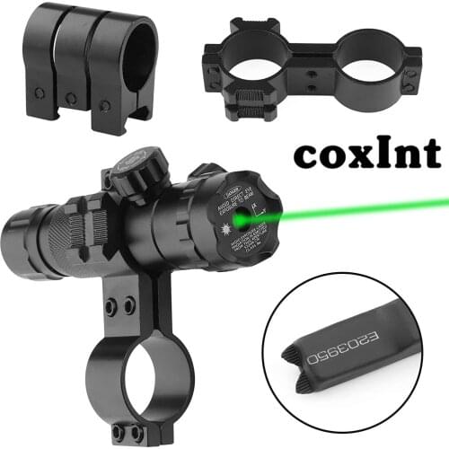 Tactical Red Green Dot Laser Sight Scope Hunting Rifle Collimator Laser Pointer with Picatinny Rail Mount Cable Switch Hunting