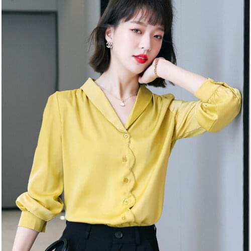 Женские атласные рубашки Yeqedu China At AliExpress