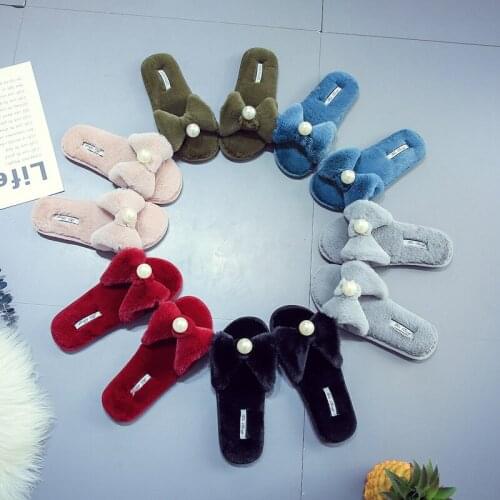 Ladies New Slippers Spring, Autumn and Winter Home Slippers Floor Drag Summer Air Conditioning Slippers Flat Bottom Non-slip