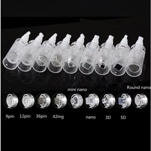 10/20/50pcs Dr Pen Bayonet Cartridges Derma Pen Needle Disposable Replacement Needles Compatible With Dr. Pen Ultima M5 M7