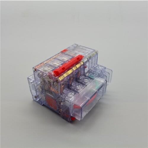 3p Ac220v-380v dz47le-63 6a10a16a25a32a40a63a transparent switch main gate residual current leakage protection circuit breaker