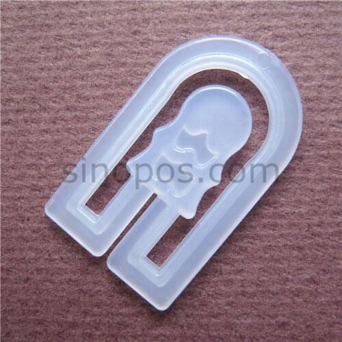 Free shipping plastic U-shaped back clips for shirt, Mini clothes pegs, plastic dress clip heavy duty, garment shirt packaging