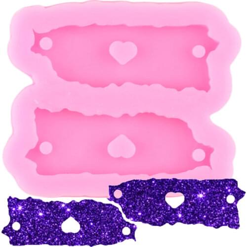 Shiny Puerto Rico Map Handmade DIY Epoxy Silicone Molds Fashion Jewelry Resin Craft Mould Making Bracelet