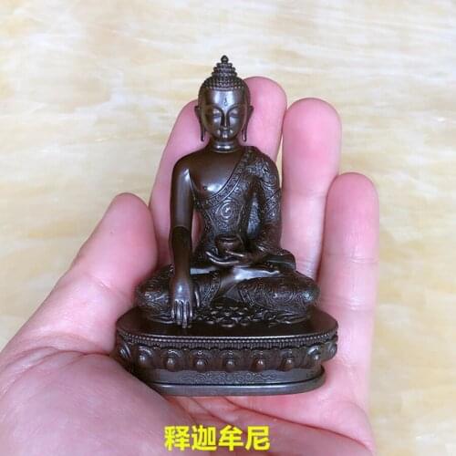 Southeast Asia Buddhism Nepal Thailand Tibet temple HOME CAR bless safe health good luck Sakyamuni buddha Pocket Buddha statue