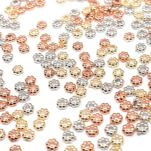4MM 1000PCS Small Beads CCB Beads Spacer Beads Seed Spacer Loose Beads Plastic Beads DIY Jewelry Accessories No Fade