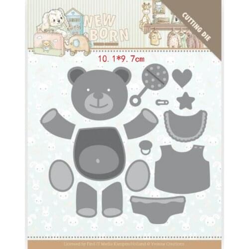 CH 2021 New Arrival Baby Bear Metal Cutting Dies For Scrapbooking DIY Cards Stencil Paper Craft Handmade Album