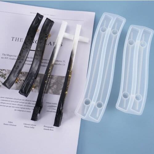 DIY UV Epoxy Resin Fruit Tray Compote Handle Silicone Mold Resin Mold For DIY Resin Crafts Home Decor