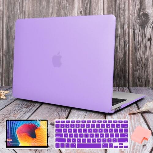 For MacBook Air 13.3 inch Case A1466 A1369 2010-2017 Matte Plastic Hard Cover Keyboard Skin Charger Sleeve Screen Protector