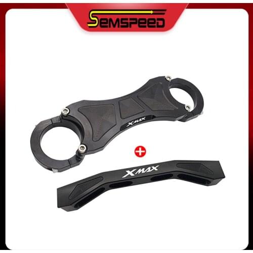 For Yamaha XMAX 250 XMAX 300 2018 2019 2020 SEMSPEED Front Rear Motorcycle Fork Shock Absorber Bracket Suspension Brace Kits