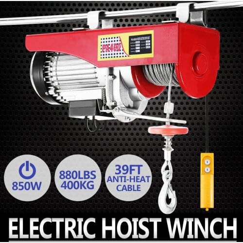 Warrior Power Products 400kg 240v Electric Hoist Scaffolding Winch Workshop pa200 electric hoist nitchi electric chain hoist