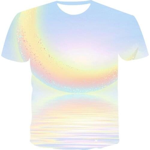 2020 Men And Women 3d Printed T-Shirt Fashion T-Shirt Abstract Art Cartoon/Animal/Hip-Hop Personalized Trend Summer Short Sleeve