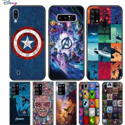 Avengers Marvel For Samsung Galaxy Note 20 10 9 8 Plus Ultra Lite M31 M31S M10 M20 M02 M30 M40 Soft Phone Case