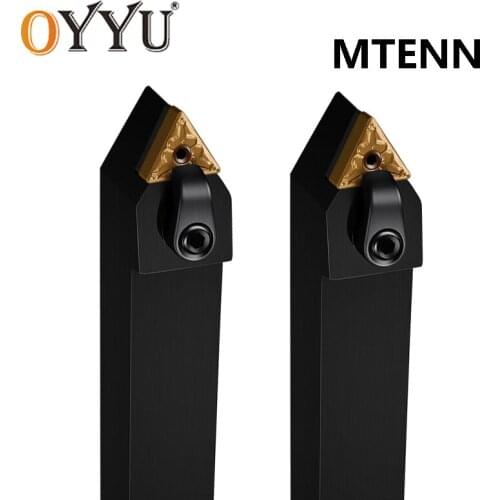 OYYU 60° MTENN 16mm 20mm 25mm MTENN1616H16 MTENN2020K16 MTENN2525M16 Lathe Tool Holder Turning Toolholder Carbide Inserts