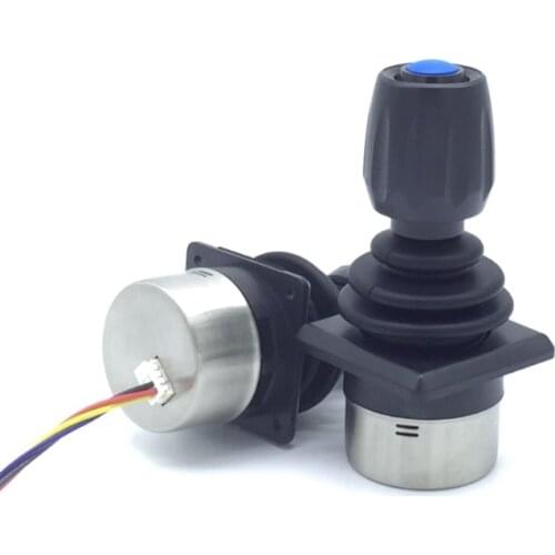 SMC35B3, three-axis, 1-button lever industrial joystick make for Hall joystick handle head