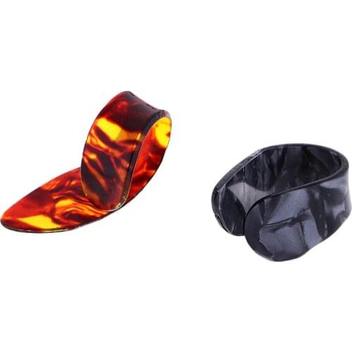 Instrument Replacement Celluloid Finger Pick Thumb Plectrum Set For Beginner