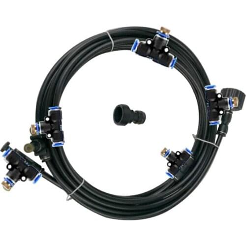 Trampoline Sprinkler Summer Misting Cooling Set Durable Safe Multifunctional Water Cooling Pipe Toy For Outdoor Garden Yard Park